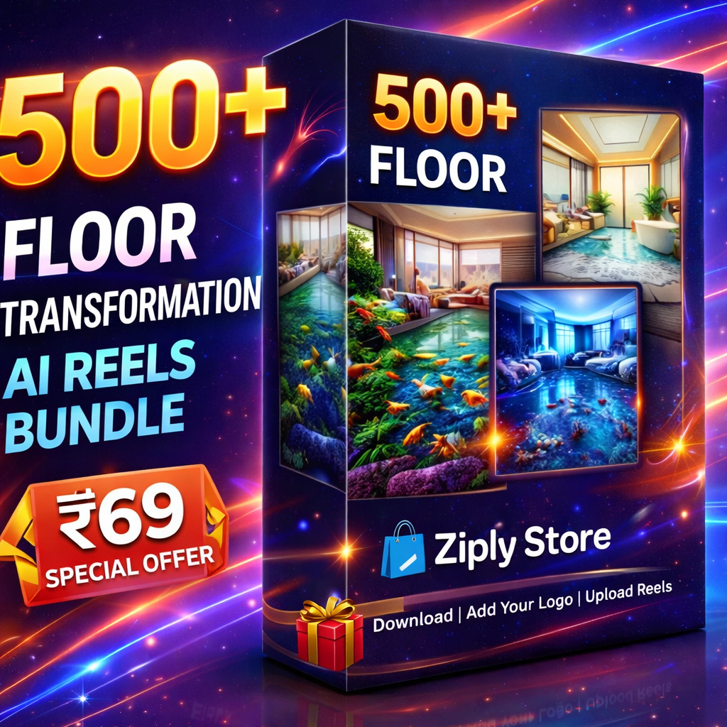 500+ Ai Floor Transformation Reels Bundle - ziplystore.com